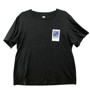 Uniqlo x Fujifilm Graphic T Shirt Mens XL Black Short Sleeve Life Is Colorful